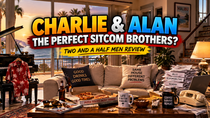 Charlie and Alan the perfect sitcom brothers in Two and a Half Men